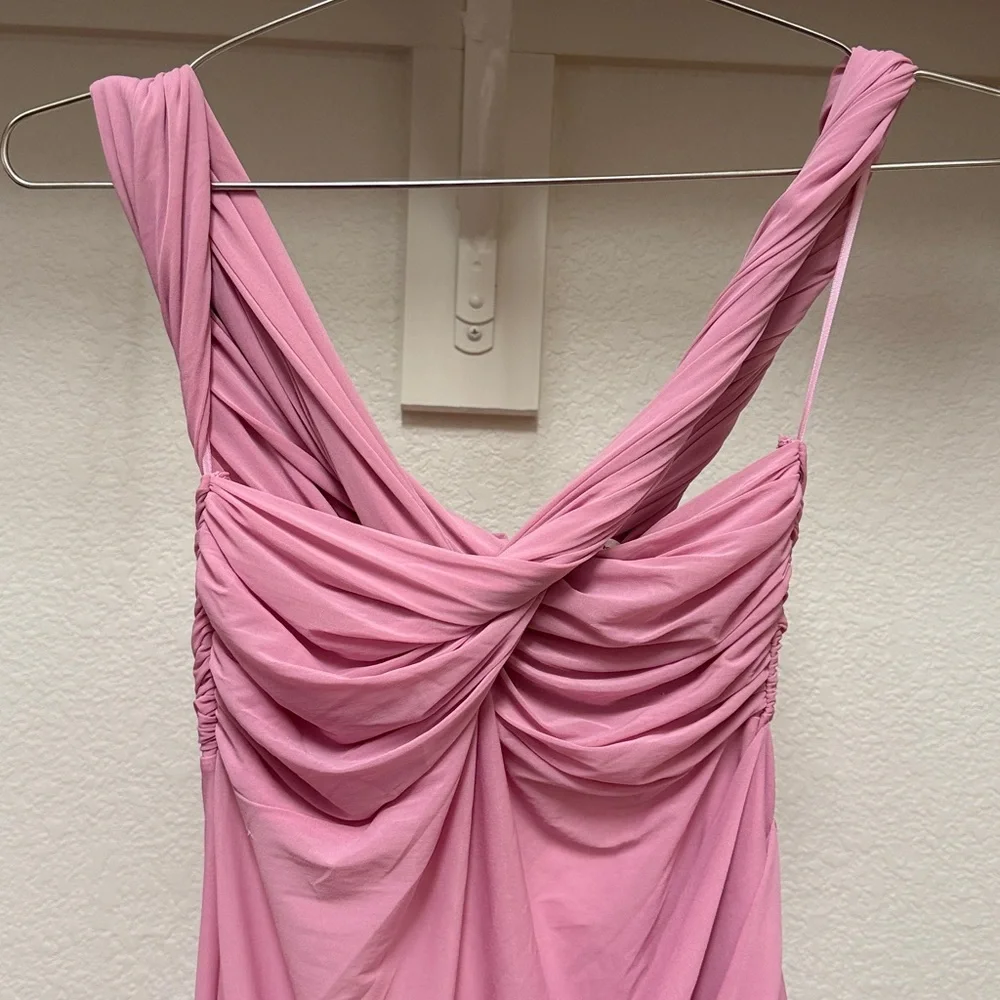 Ronny Kobo Izel Dress in Carnation - Picture 7 of 15